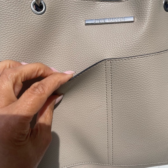 Steve Madden Leather Tote Handbag - Picture 6 of 9